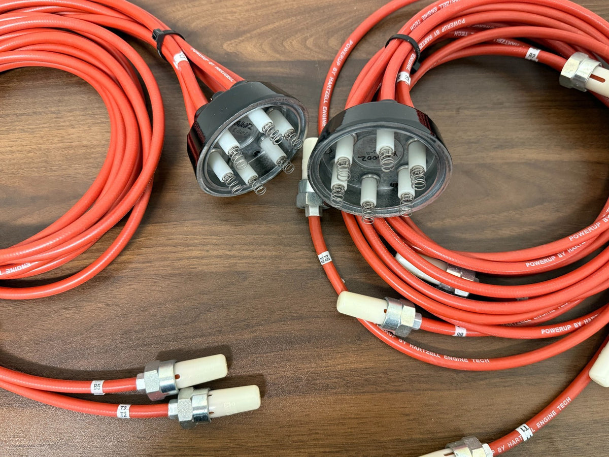 Hartzell KA16002 Ignition Harness 6 Cylinder with KA1K009 Clamp Kit – New Old Stock