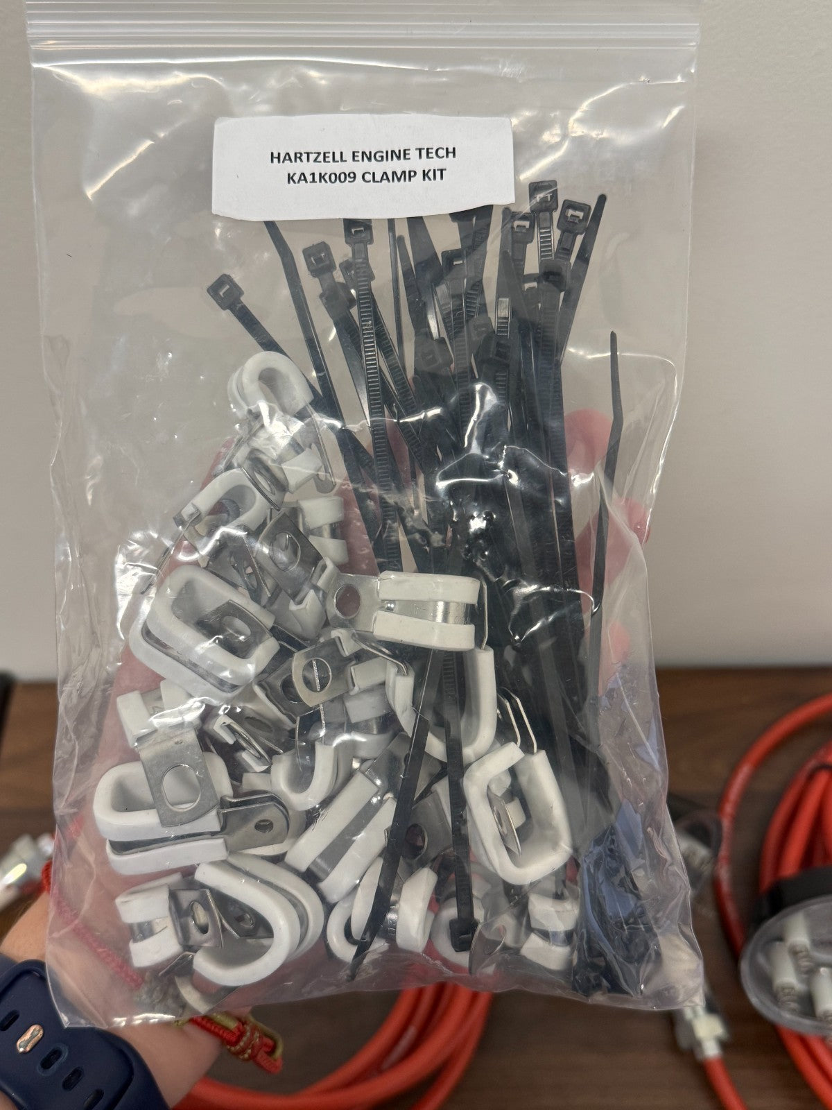 Hartzell KA16002 Ignition Harness 6 Cylinder with KA1K009 Clamp Kit – New Old Stock