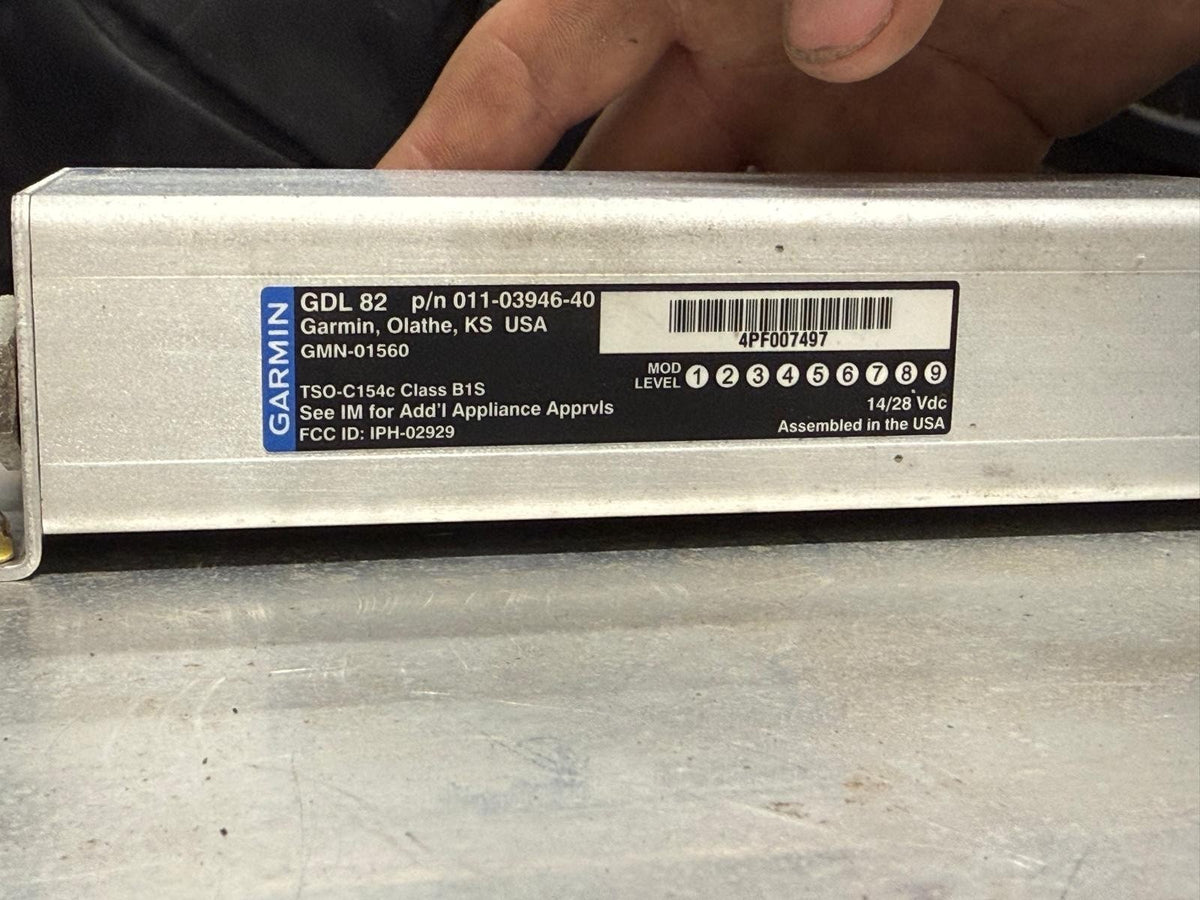 Garmin GDL 82 ADS-B Out with WAAS GPS 011-03946-40 – Working When Removed